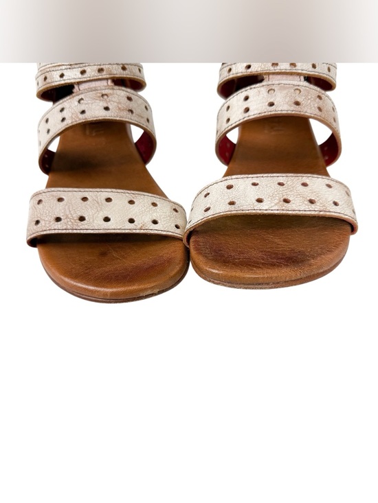Bed Stu Artemis Gladiator Sandals Nectar Lux Ivory Distressed Leather Size 5.5 main image 3